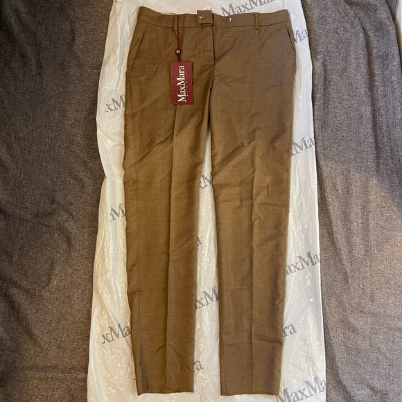 SOLD Max Mara Boris Long pants color Camel - Picture 3 of 8